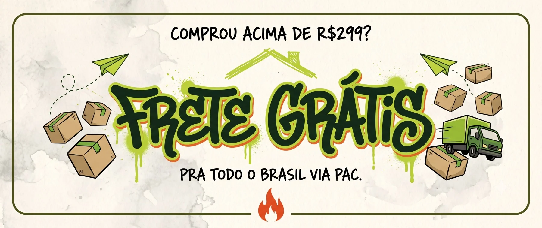 Veja mais: Frete gratis nas compras acima de R$299 - Spliff H