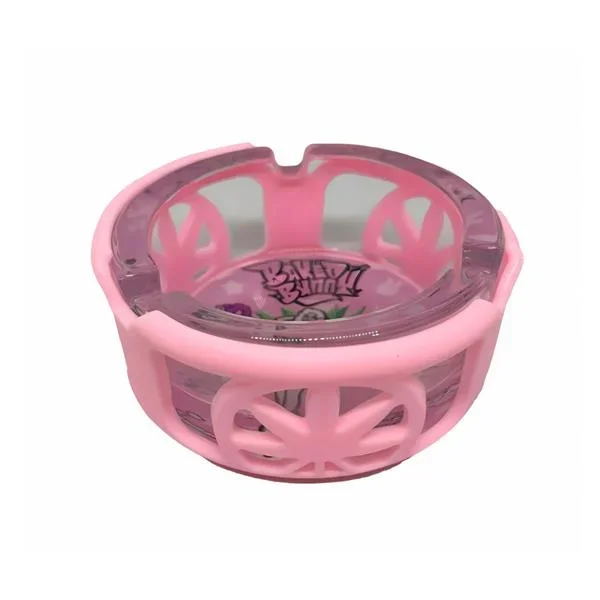 CINZEIRO DE VIDRO BAKED BUNNY COM PROTETOR DE SILI