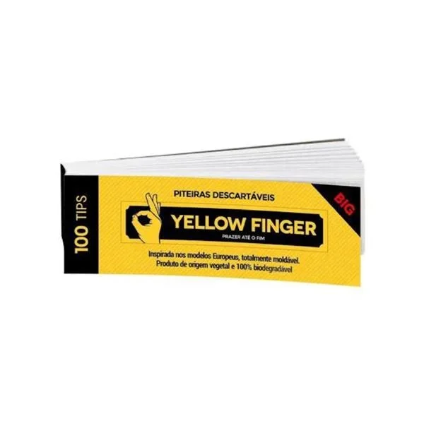 PITEIRA DE PAPEL YELLOW FINGER BIG