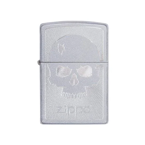 ZIPPO SKULL WITH LINES 1*