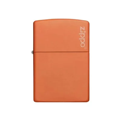 ZIPPO LOGO ORANGE MATTE