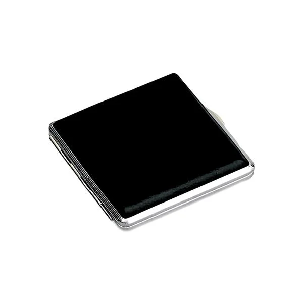 CIGARREIRA DE COURO ECOLOGICO PRETO