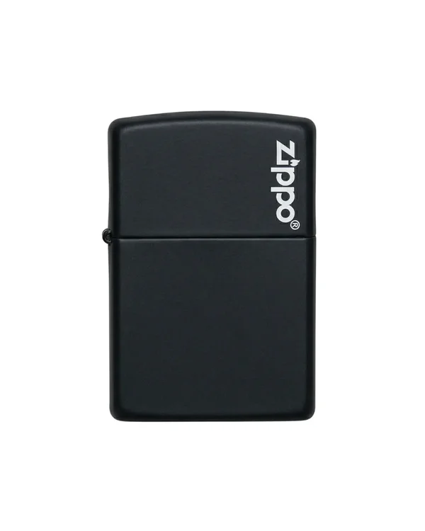 ZIPPO LOGO BLACK MATTE