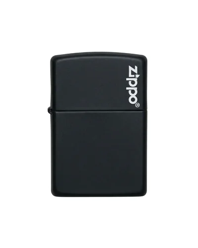 ZIPPO LOGO BLACK MATTE