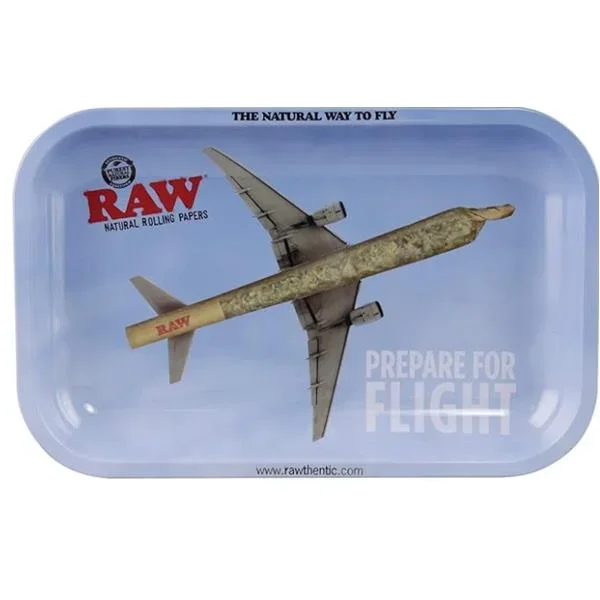BANDEJA DE METAL RAW PREPARE FOR FLIGHT PEQUENA