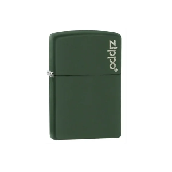 ZIPPO GREEN MATTE LOGO