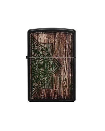 ZIPPO WOOD MANDALA DESIGN