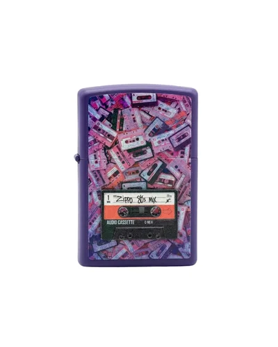 ZIPPO 80S CASSETTE TAPE DESIGN