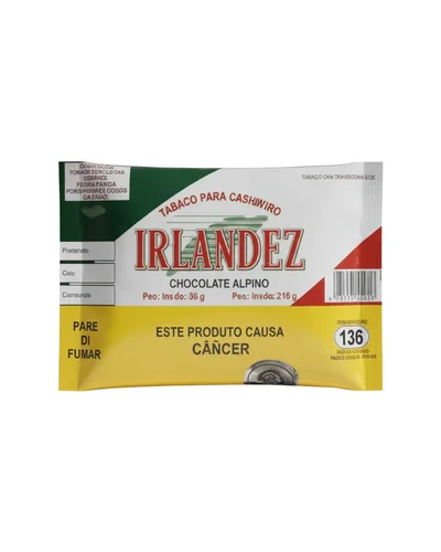 FUMO/CACHIMBO IRLANDEZ CHOCOLATE ALPINO