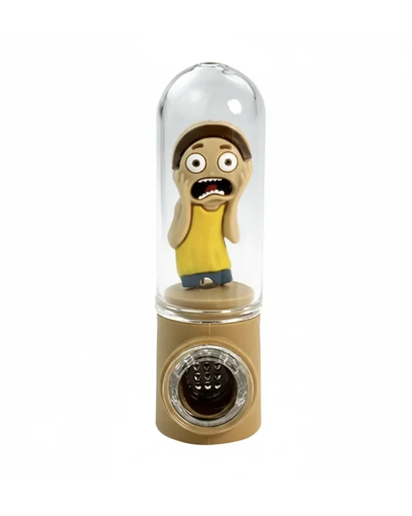 PIPE DE VIDRO GLASS SMOKING PIPE - MORTY