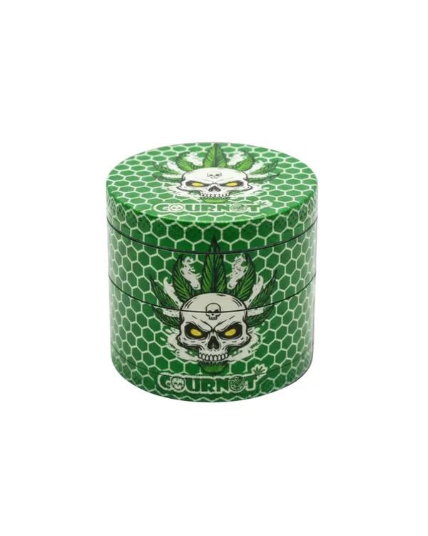 DICHAVADOR CAVEIRAS VERDE E BRANCO GRANDE