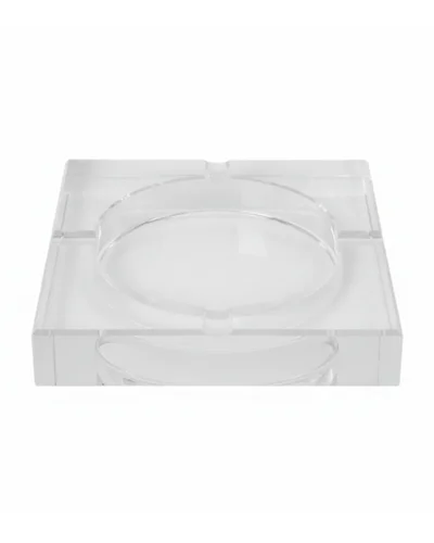 CINZEIRO P/4 CHARUTOS NERONE SQUARE 20X20CM CRISTA