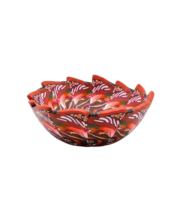 CUIA DE CERAMICA PLASTICA VERTEX - VERMELHO/BRANCO