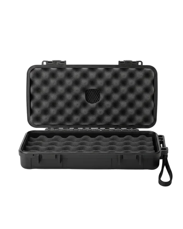 UMIDOR DE VIAGEM HIT PRETO P/ 06 UNIDADES (ABS)