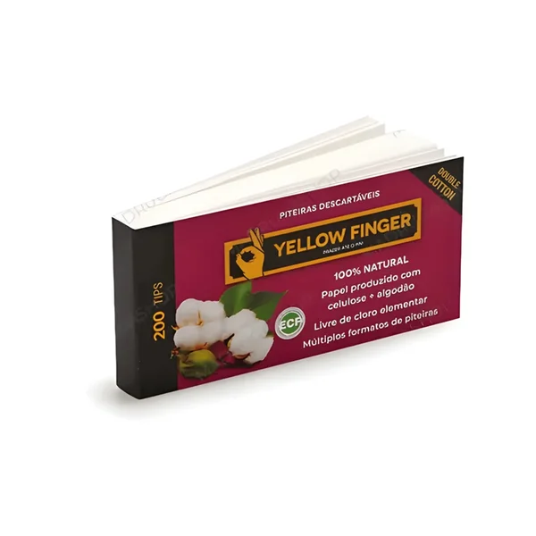 PITEIRA DE PAPEL DOUBLE COTTON YELLOW FINGER