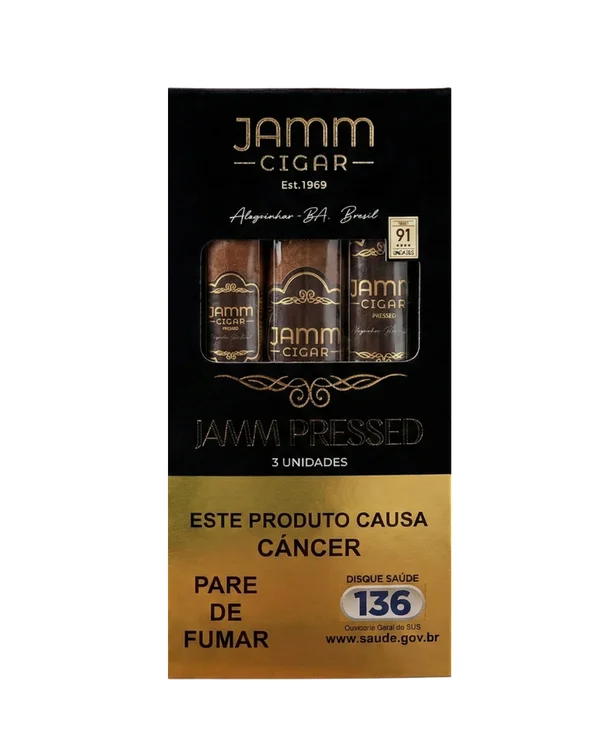 CHARUTO JAMM CIGAR SELECAO PRESSED JP40 JP50 JP60
