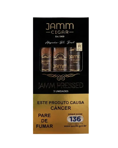 CHARUTO JAMM CIGAR SELECAO PRESSED JP40 JP50 JP60