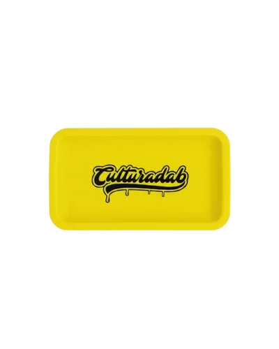 BANDEJA PEQUENA DE SILICONE AMARELA - CULTURADAB