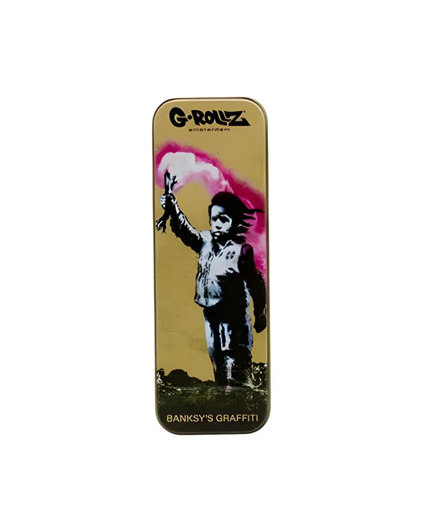 LATA G-ROLLZ BANKSYS GRAFFITI LIVRE - PEQUENO