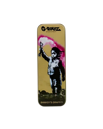 LATA G-ROLLZ BANKSYS GRAFFITI LIVRE - PEQUENO