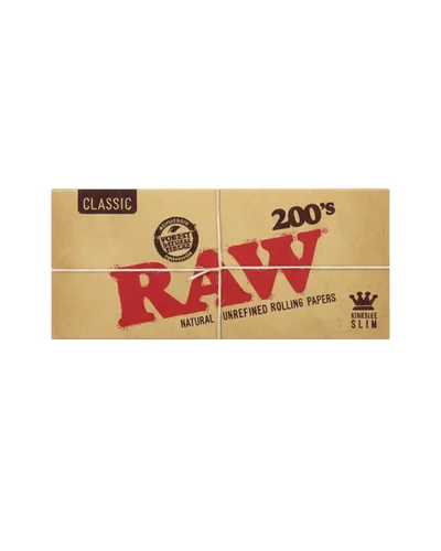 SEDA BLOCO RAW CLASSIC 200UN SLIM KING SIZE