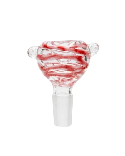 BOWL SQUADAFUM 14mm Branco e Vermelho