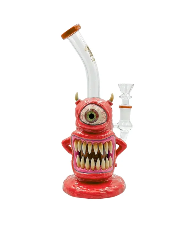 BONG ABDZ MONSTER DUKE VERMELHO 24CM - 14MM