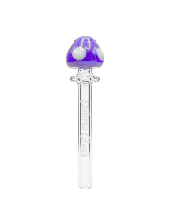 PITEIRA DE VIDRO DELIRIO 6mm - COGUMELO ROXO