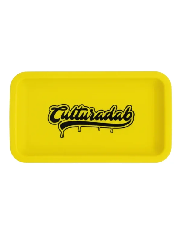 BANDEJA MEDIA DE SILICONE AMARELO - CULTURADAB