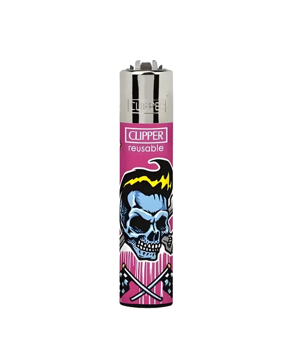 ISQUEIRO CLIPPER - LIVING SKULLS 2.A