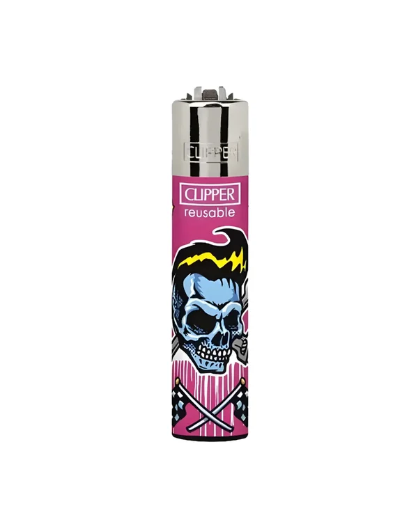 ISQUEIRO CLIPPER - LIVING SKULLS 2.A