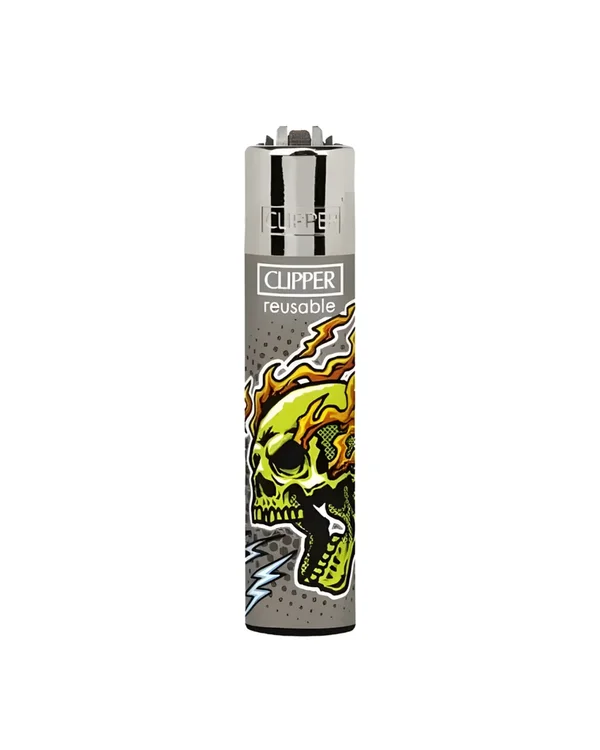 ISQUEIRO CLIPPER - LIVING SKULLS 2.A