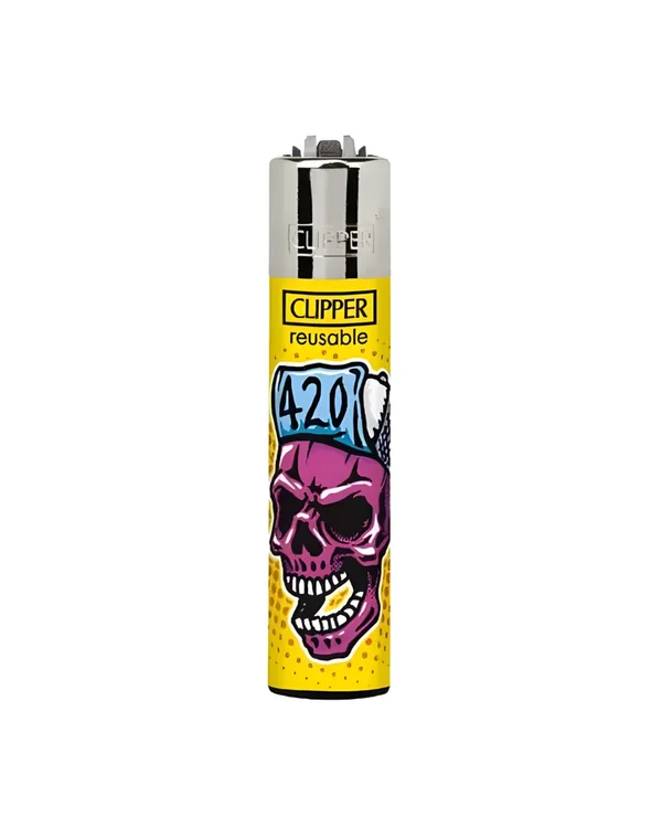 ISQUEIRO CLIPPER - LIVING SKULLS 2.A