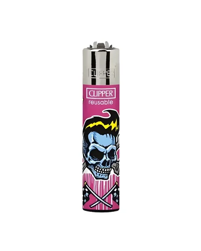 ISQUEIRO CLIPPER - LIVING SKULLS 2.A
