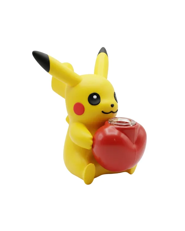 BONG DE SILICONE PIKACHU 12CM - FORNILHO