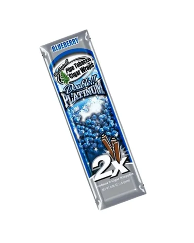 BLUNT WRAP DOUBLE PLATINUM- BLUEBERRY