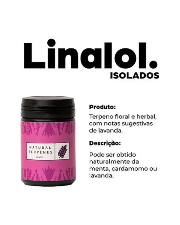 Terpeno Linalol - Natural Terpenes Volume:5ml