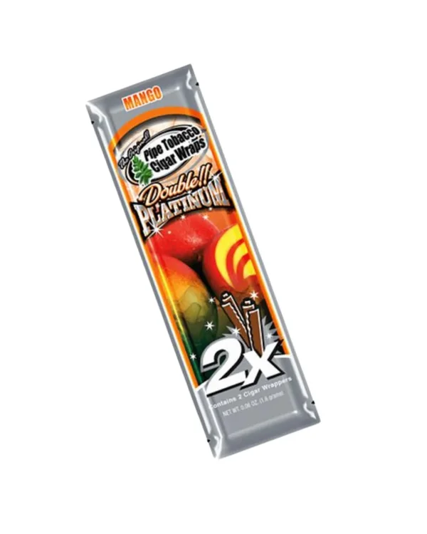 BLUNT WRAP DOUBLE PLATINUM- MANGO