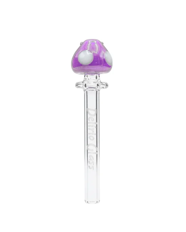 PITEIRA DE VIDRO DELIRIO 6mm - COGUMELO ROSA