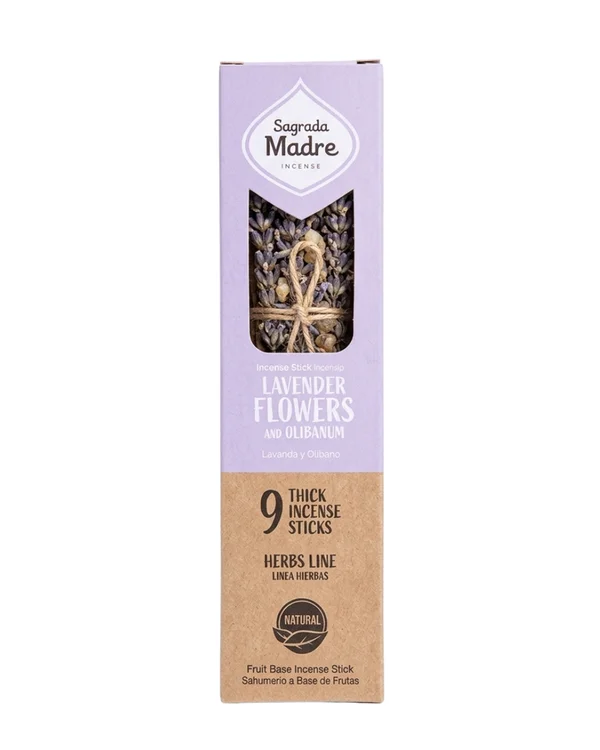 INCENSO SAGRADA MADRE  - LAVANDA E OLIBANO