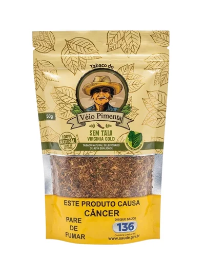 TABACO VEIO PIMENTA - 50G