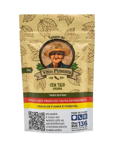 TABACO VEIO PIMENTA - 25G