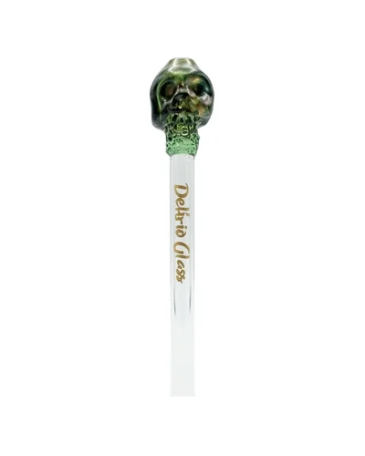 PITEIRA DE VIDRO DELIRIO 6mm - CAVEIRA VERDE