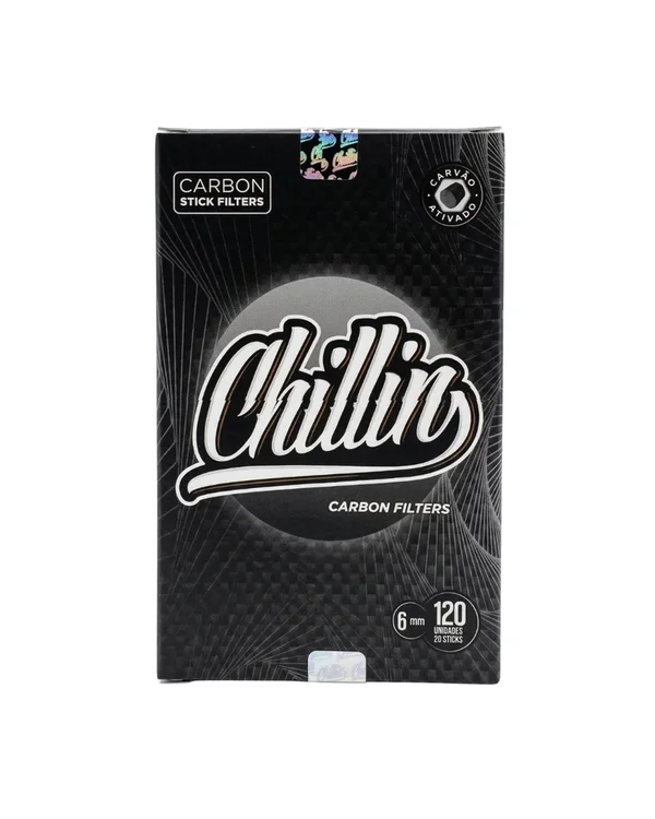 FILTRO DE CARVAO ATIVADO CHILLIN  120UN 6MM