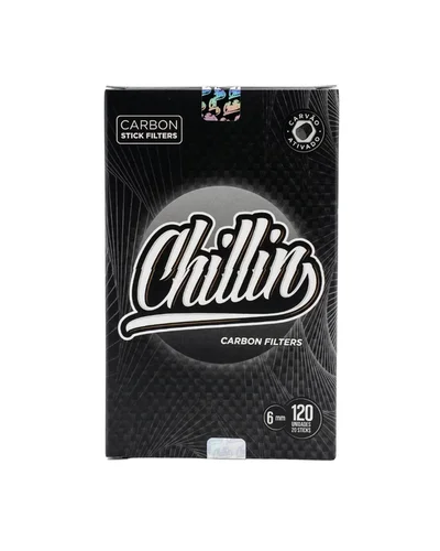 FILTRO DE CARVAO ATIVADO CHILLIN  120UN 6MM