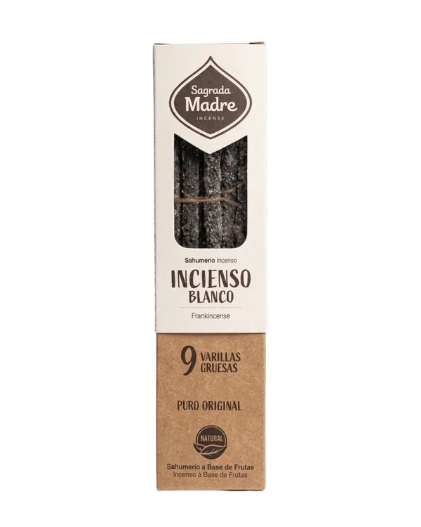 INCENSO SAGRADA MADRE - SALVIA BRANCA/FRANKINCENSE