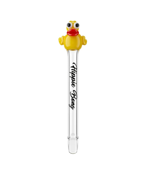 PITEIRA DE VIDRO HIPPIE BONG 6mm - PATINHO