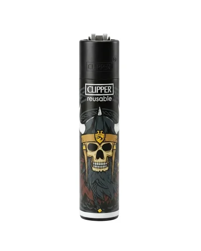 ISQUEIRO CLIPPER - ANCIENT SKULLS