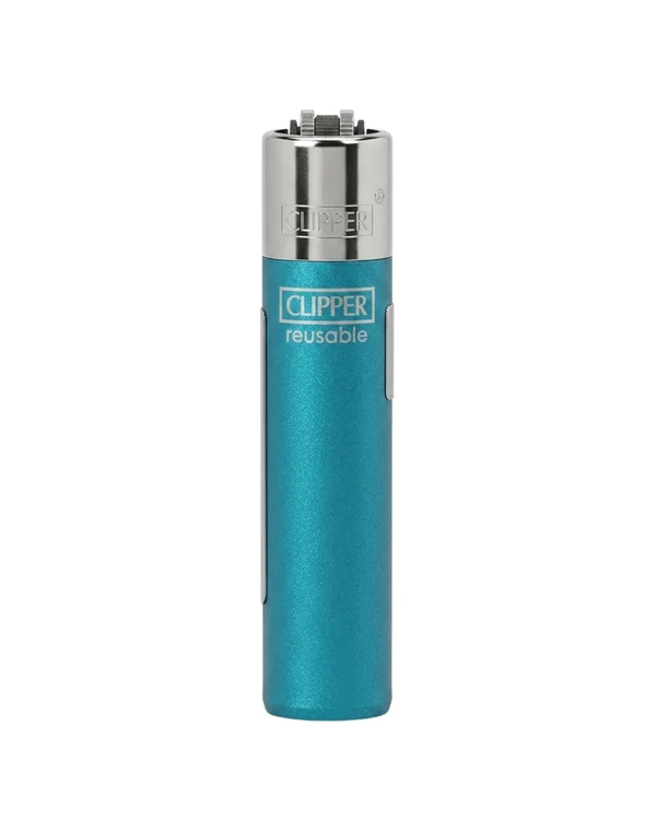 ISQUEIRO CLIPPER - METALLIC ACQUA