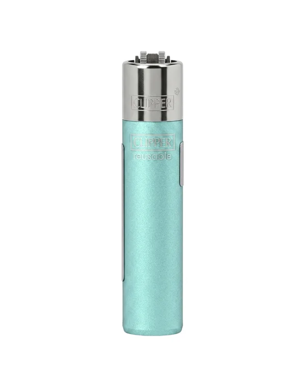 ISQUEIRO CLIPPER - METALLIC ACQUA